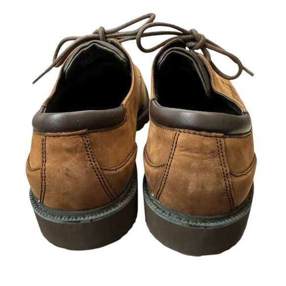New Rockport Men\'s Northfield Espresso Nubuck Leather Waterproof Oxford Shoes 13
